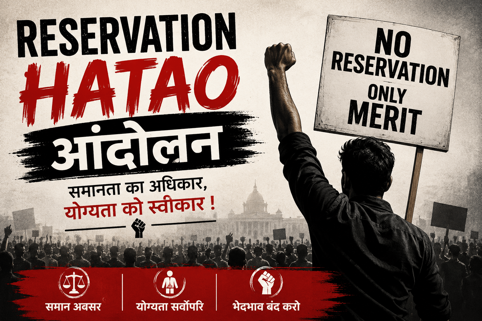 Reservation Hatao Movement Says It's a Citizen Campaign, Not a Political Party, as Instagram Following Nears Two Million